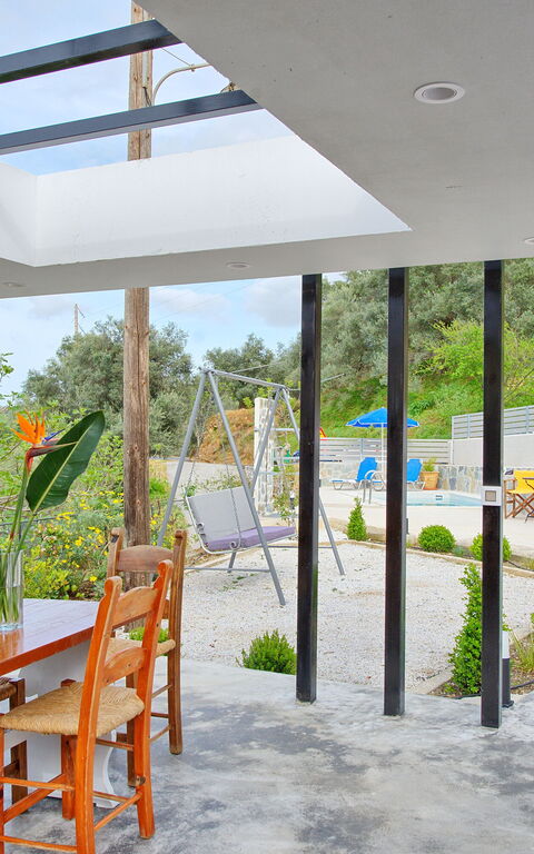 Aretousa: Balkon / terras / patio, Buitenshuis