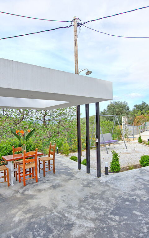 Aretousa: Balkon / terras / patio, Buitenshuis