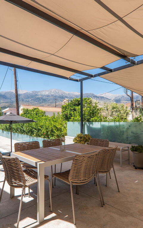 Casa Cafenio: Balkon / terras / patio, Buitenshuis, zwembad