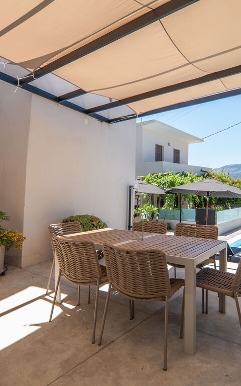 Casa Cafenio: Balkon / terras / patio, Buitenshuis, zwembad