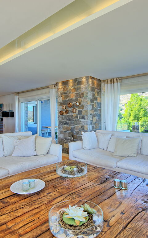 Villa Marina: Woonkamer