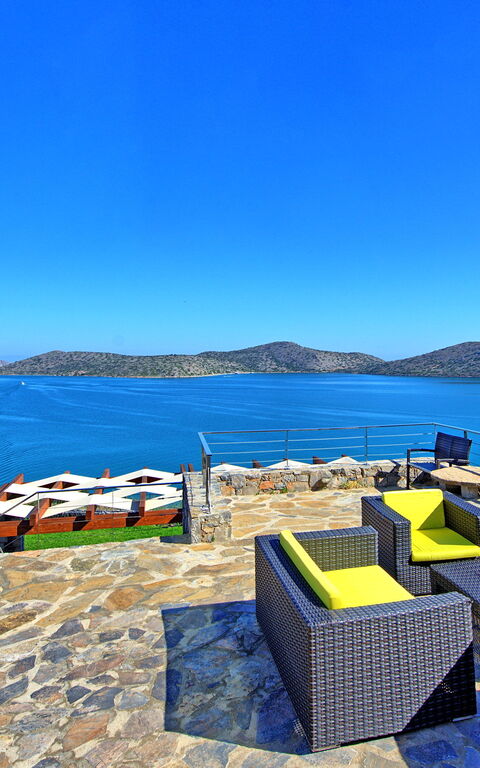 Villa Marina: Balkon / terras / patio, Buitenshuis, Keer bekeken