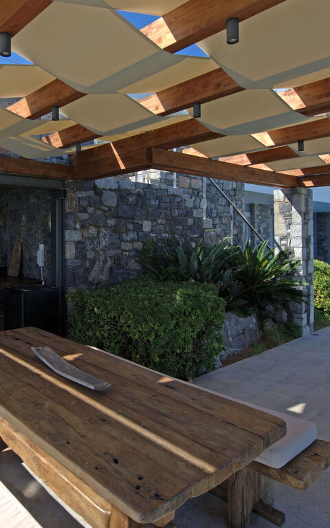 Villa Marina: Balkon / terras / patio, Buitenshuis