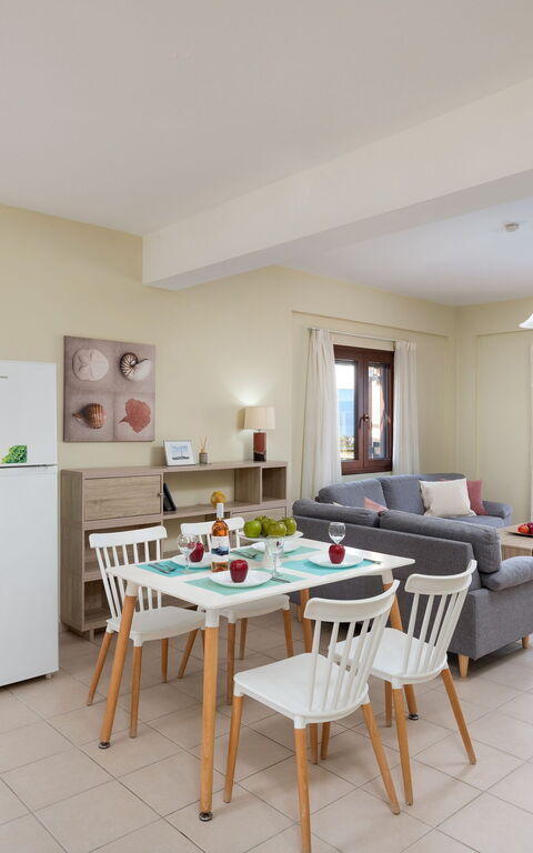 Villa Stratianna: Woonkamer