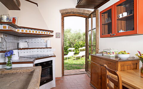 Accommodatie Capanna: Keuken, Lunchroom