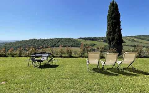 Accommodatie Pesa: Buitenshuis, Keer bekeken, Tuin