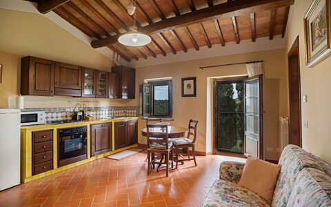 Accommodatie Cipressi: Keuken, Woonkamer