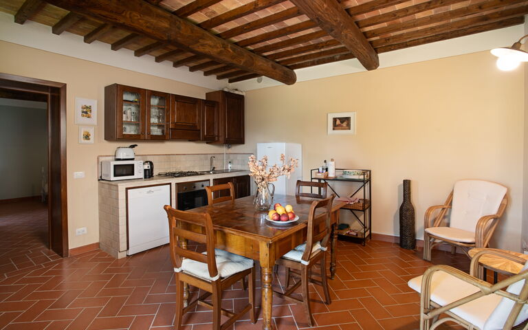 Accommodatie Carro: Keuken, Lunchroom, Woonkamer