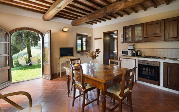 Accommodatie Carro: Keuken, Lunchroom, Woonkamer