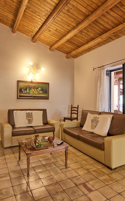 Villa Maddalena: Woonkamer