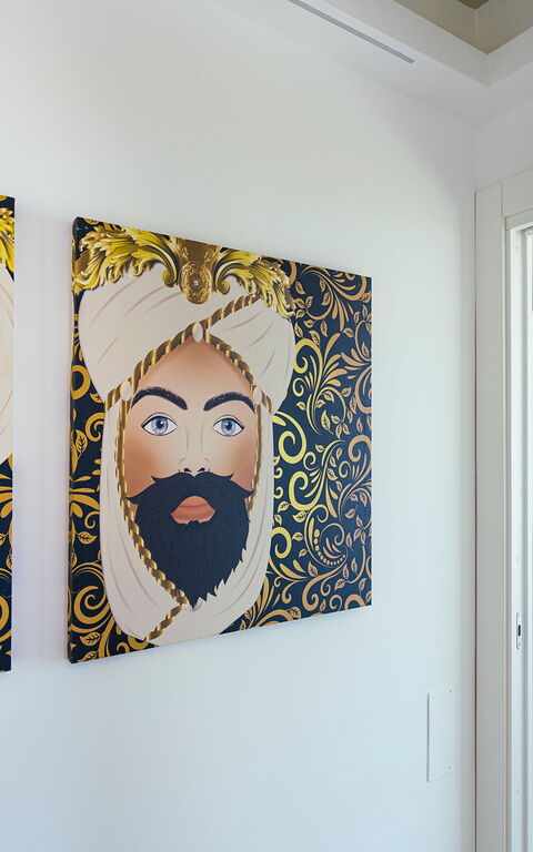 Villa Domizia: slaapkamer