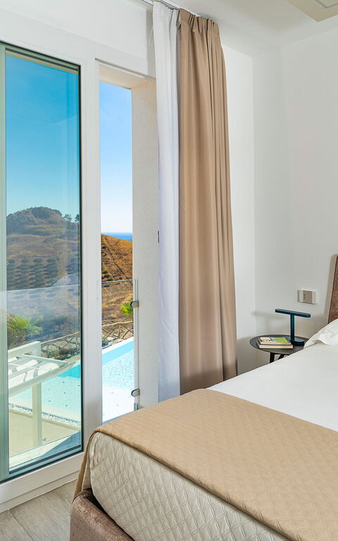 Villa Domizia: slaapkamer