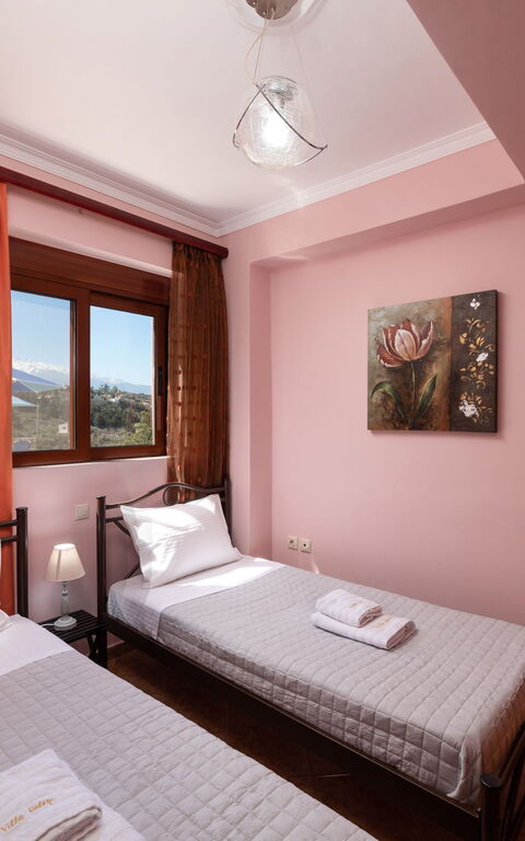 Villa Halepi: slaapkamer