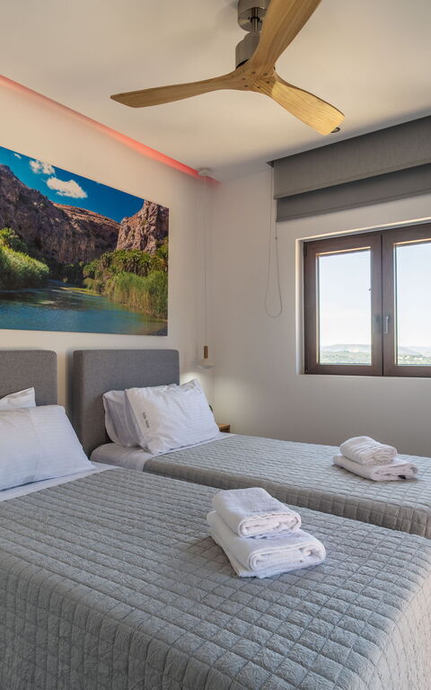 Villa Halepi: slaapkamer