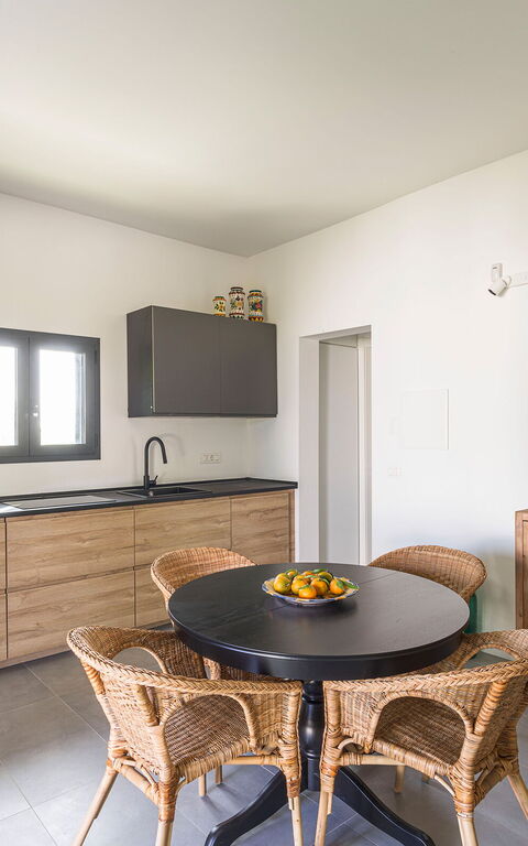 Casa Tancredi: Keuken, Woonkamer