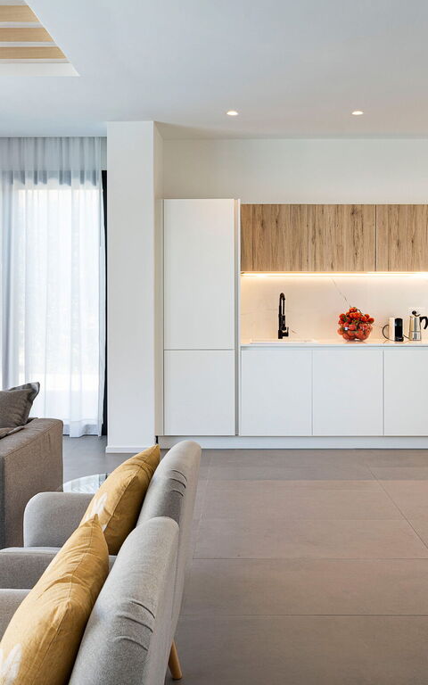 Villa Bonita: Keuken, Lunchroom, Woonkamer