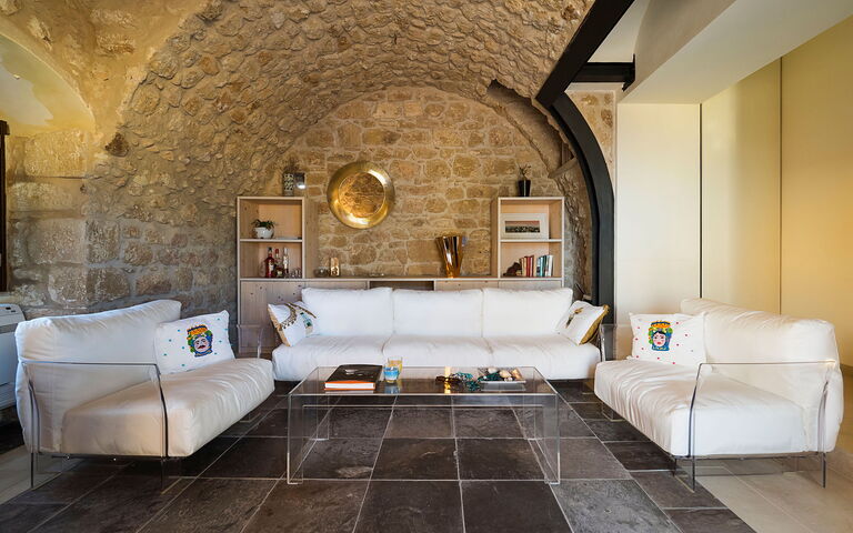 Villa Corte Dorata: Woonkamer