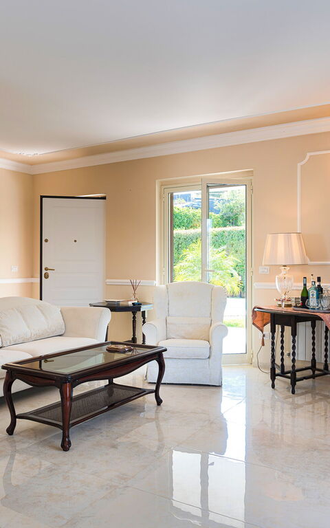 Villa Giutitta: Woonkamer