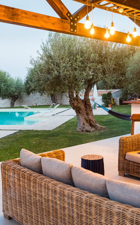 Corte Moscata: Balkon / terras / patio, Buitenkanten, zwembad