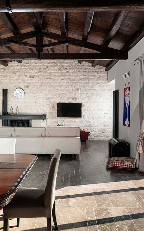 Corte Moscata: Lunchroom, Woonkamer