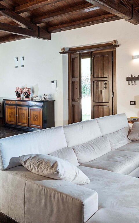 Corte Moscata: Lunchroom, Woonkamer