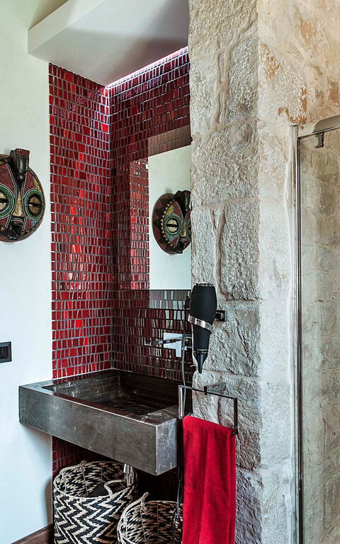 Corte Moscata: Badkamer