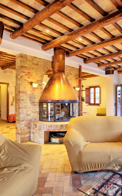 Villa Vittoria: Woonkamer