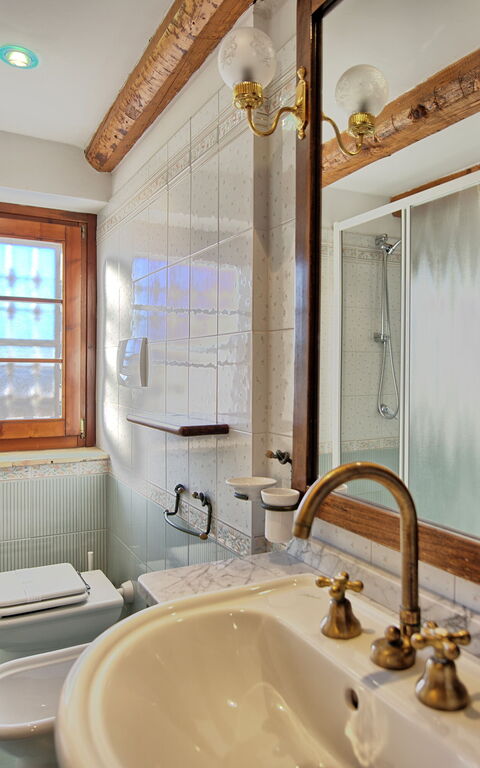 Villa Vittoria: Badkamer