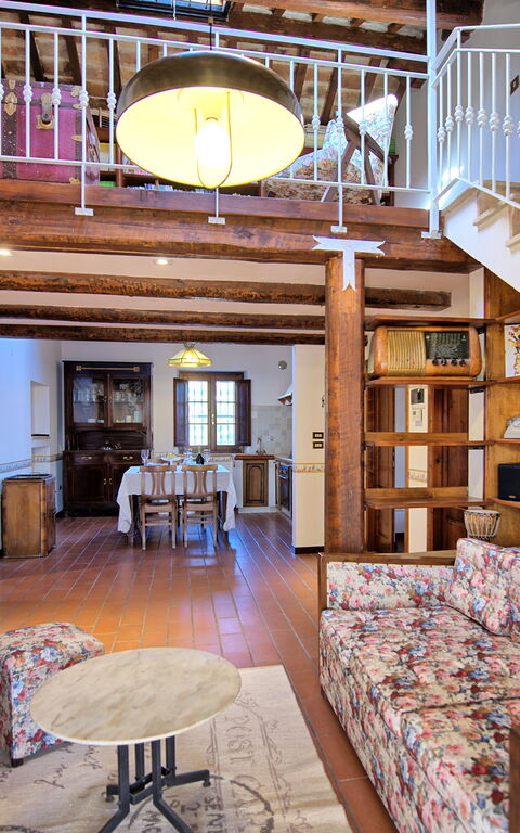 Villa Vittoria: Woonkamer