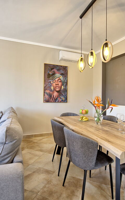 Villa Kostantina: Lunchroom, Woonkamer