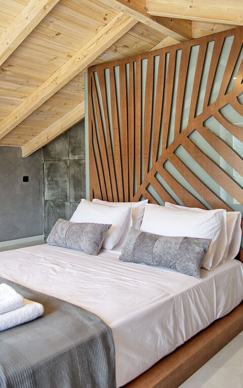 Villa Silentium Evilia: slaapkamer