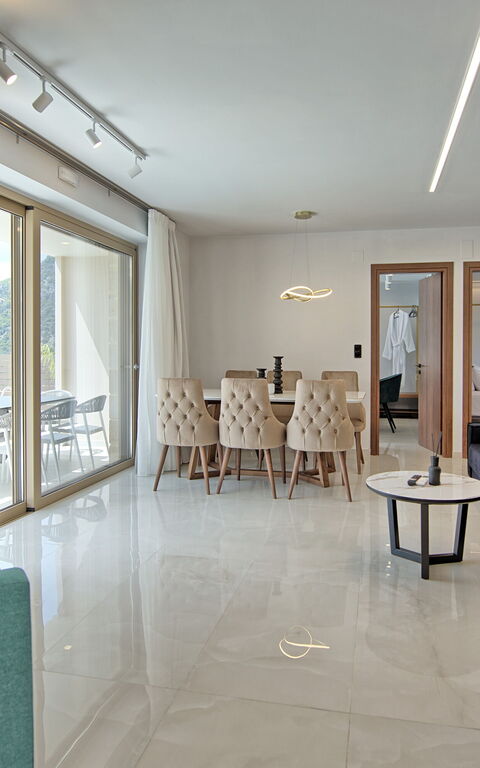 Villa Silentium Evilia: Woonkamer