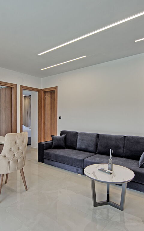 Villa Silentium Evilia: Woonkamer