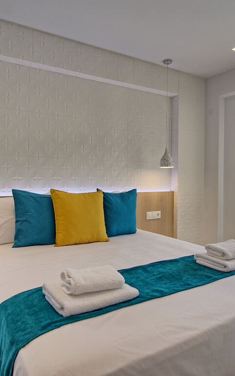 Villa Silentium Ionia: slaapkamer