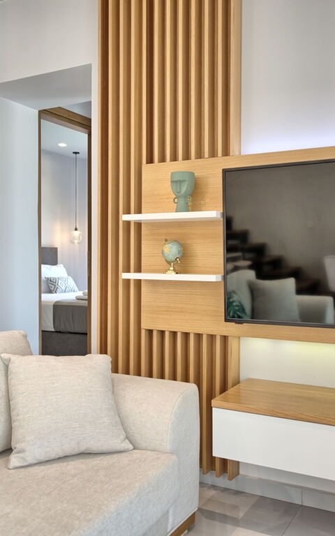 Villa Silentium Olia: Woonkamer