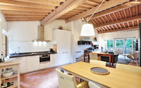 Accommodatie La Terrazza: Keuken, Lunchroom