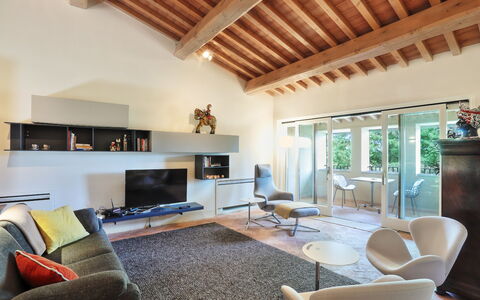 Accommodatie La Terrazza: Woonkamer