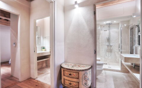 Accommodatie La Terrazza: Badkamer