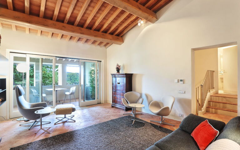 Accommodatie La Terrazza: Woonkamer