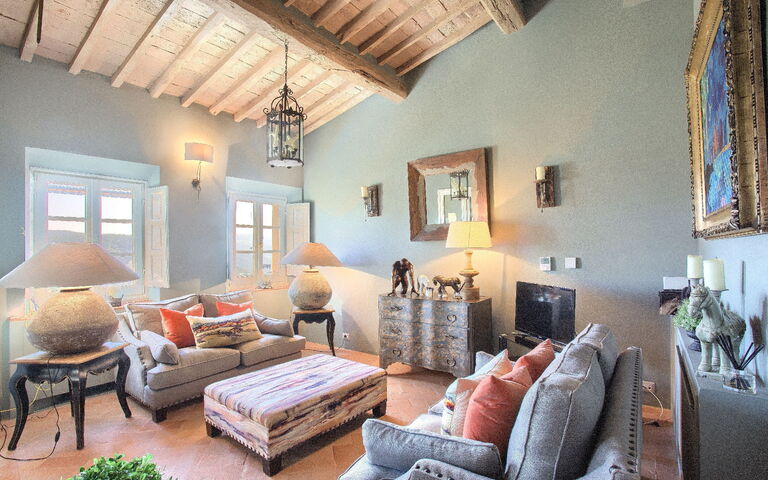 Accommodatie La Loggia: Woonkamer