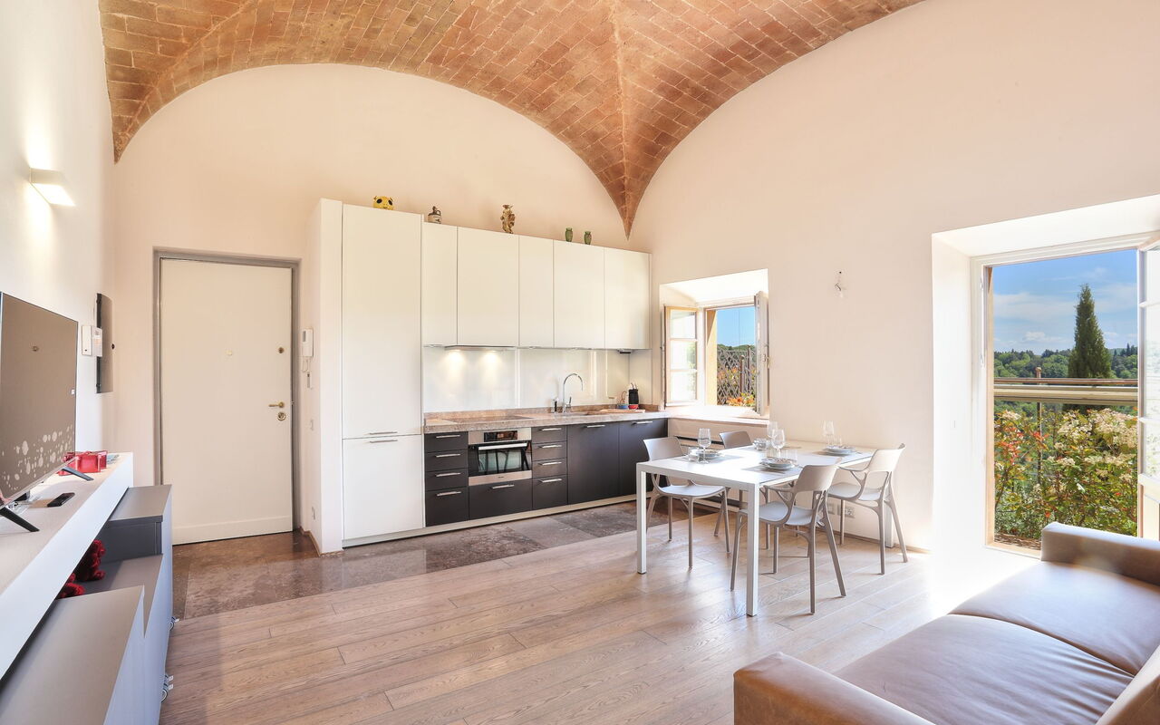 Accommodatie La Pergola: Woonkamer