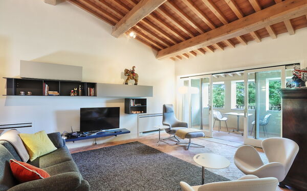 Accommodatie La Terrazza: Woonkamer