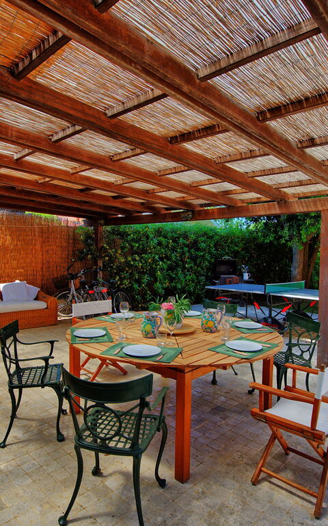 Villa Dolce Vita: Balkon / terras / patio, Buitenshuis