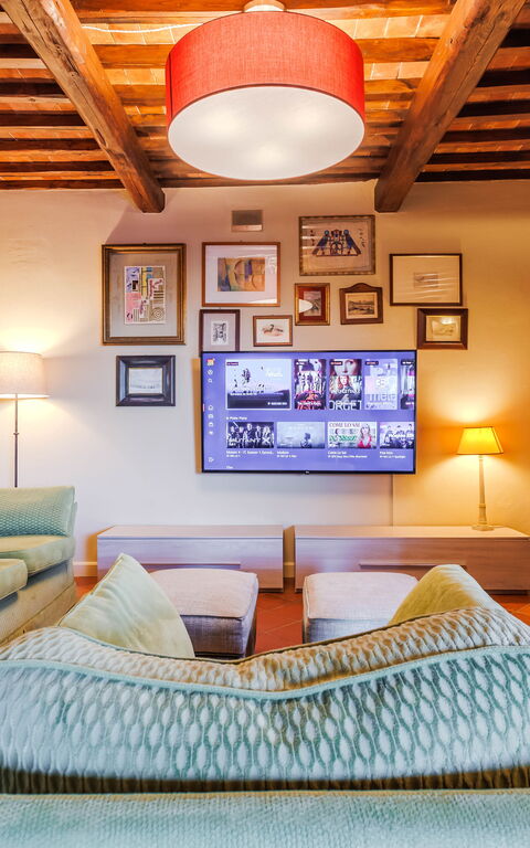 Villa Bellostare: Woonkamer