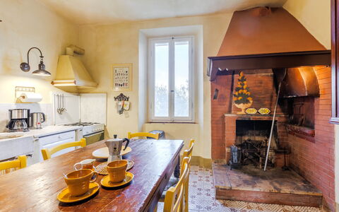 Accommodatie Giallone: Keuken, Lunchroom