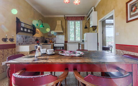 Accommodatie Rossello: Keuken, Lunchroom