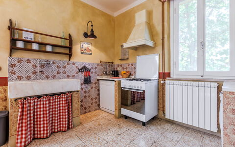 Accommodatie Rossello: Keuken, Lunchroom