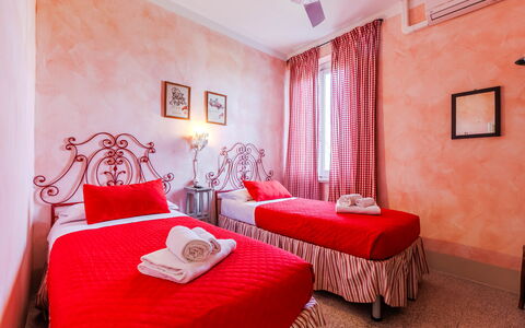 Accommodatie Rossello: slaapkamer