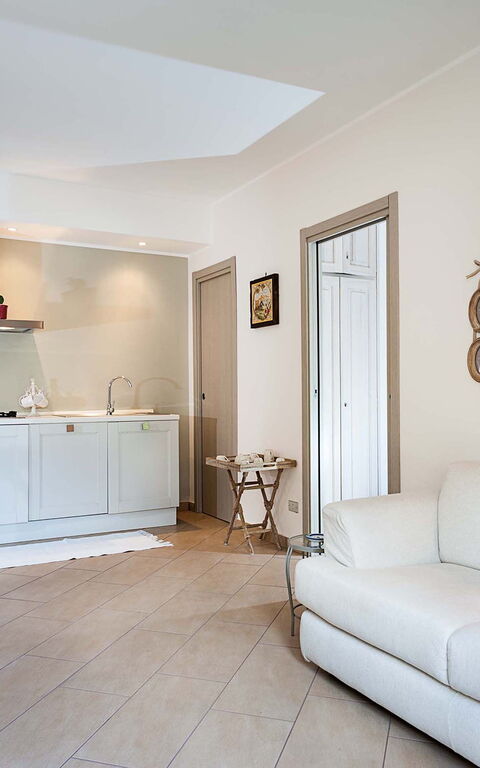 Villa Montefiore: Keuken, Woonkamer