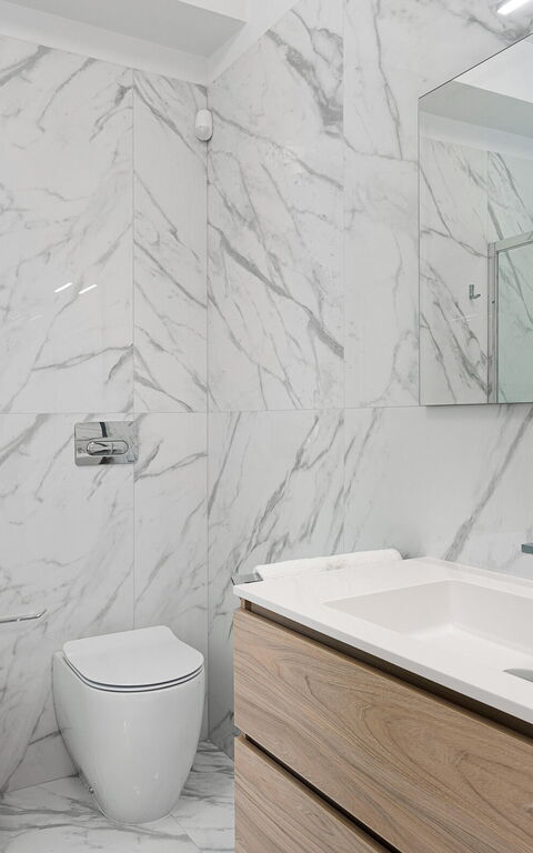 Villa Hermes: Badkamer